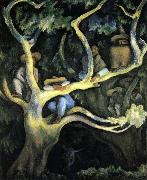 Diego Rivera Landscape of night painting